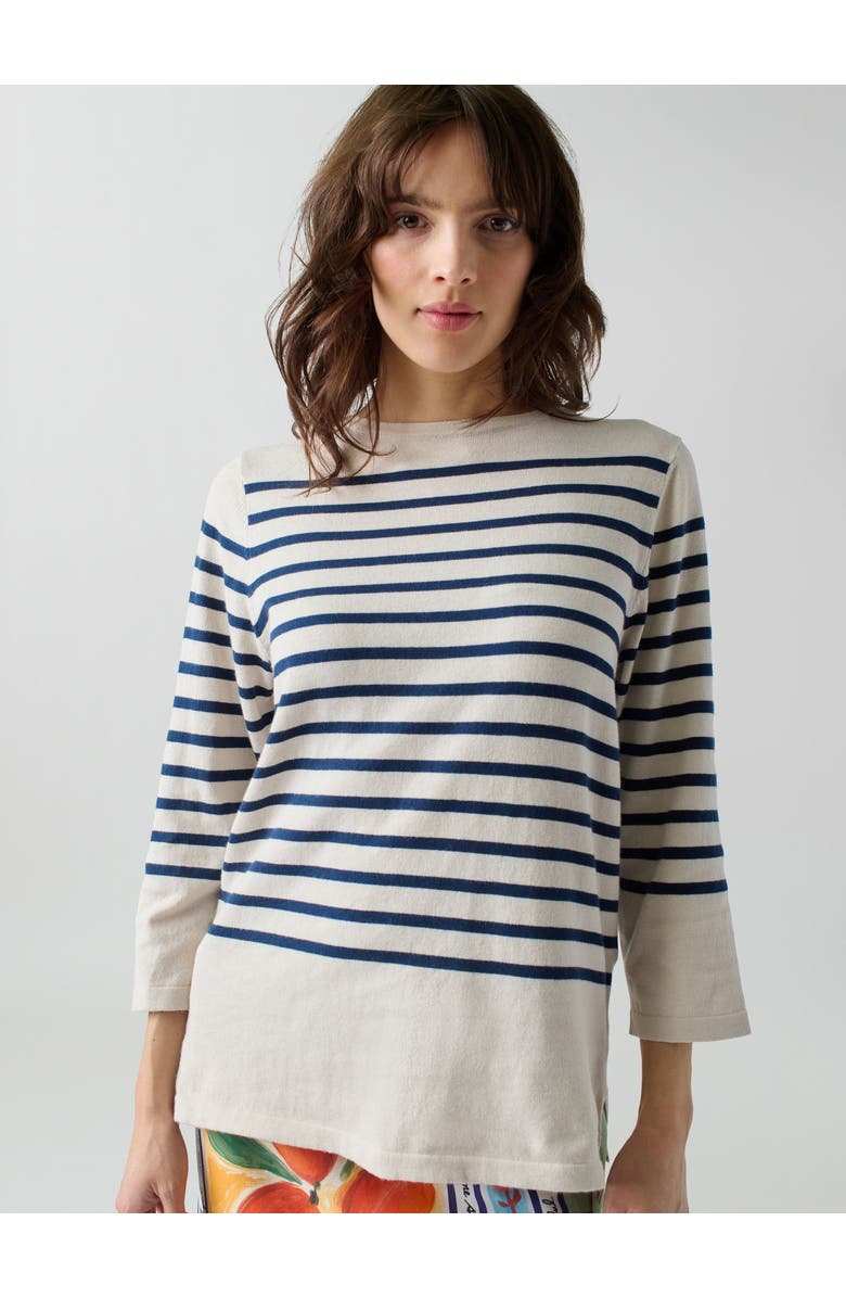 Lingua Franca Striped Boatneck, Main, color, 