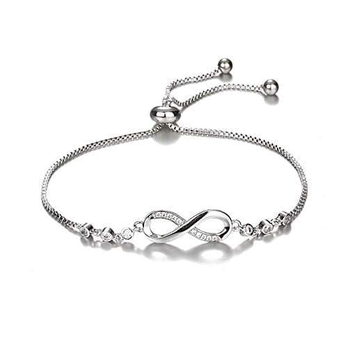Hollywood Sensation Infinity Bracelet In Silver