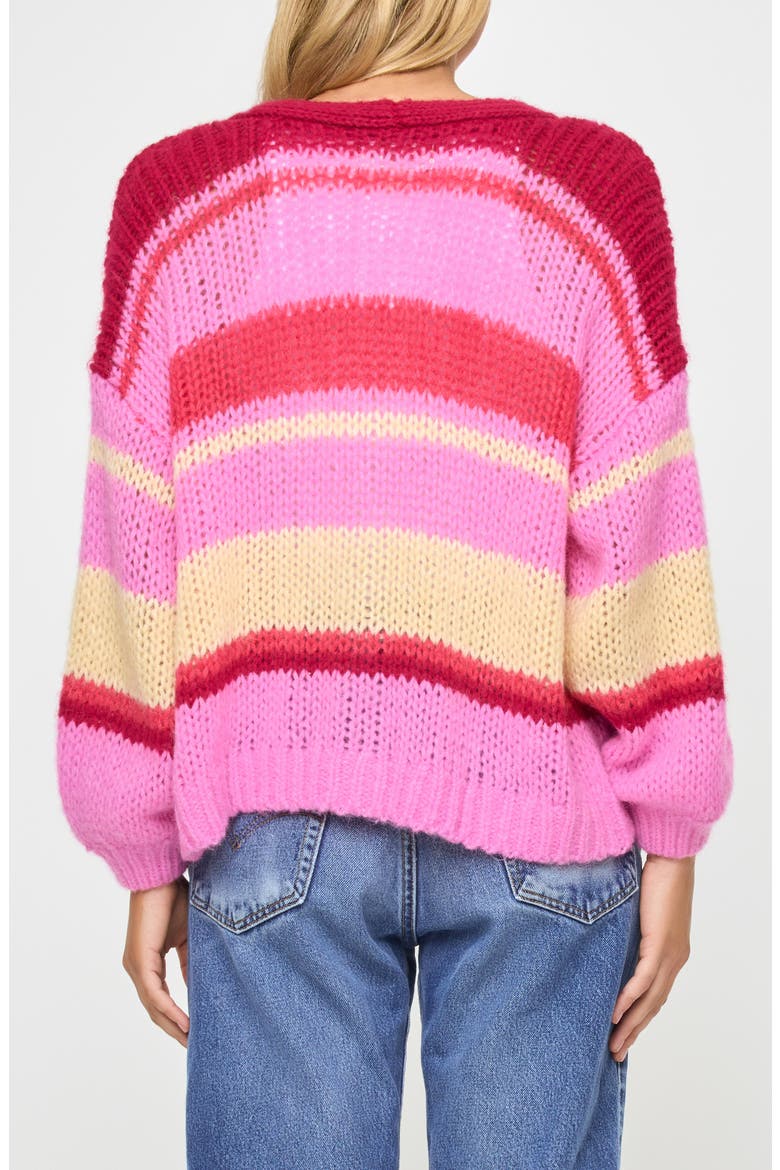 Lido Striped Cardigan, Alternate, color, CATCH SOME RAYS