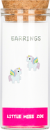 Little Miss Zoe Kids' Sterling Silver Winged Unicorn Stud Earrings in Gift Bottle