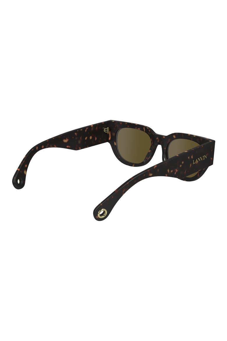 51mm Signature Teacup Sunglasses, Alternate, color, DARK TORTOISEDNU