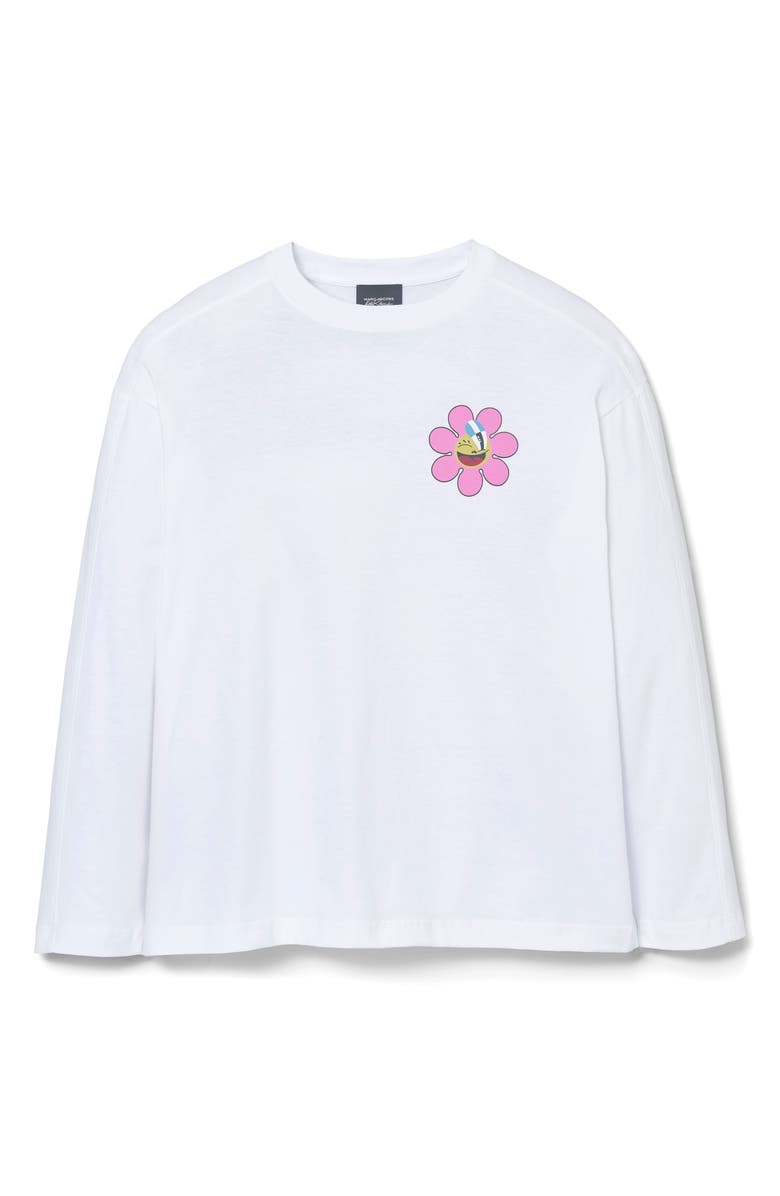 Marc Jacobs Daisy Long Sleeve Graphic T-Shirt, Alternate, color, 