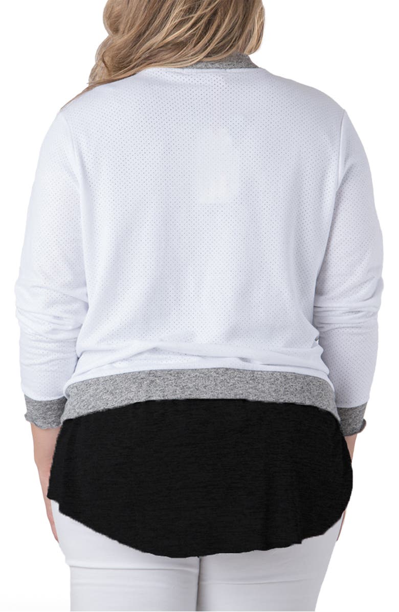 Standards & Practices Alexis Zip Front Baseball Jacket, Alternate, color,