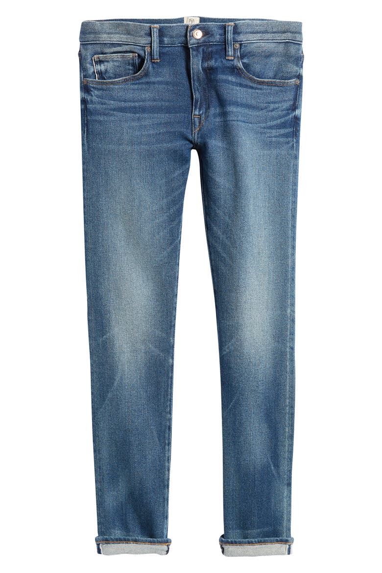 The Pen Slim 11.5-Ounce Stretch Selvedge Jeans, Alternate, color, YOKO
