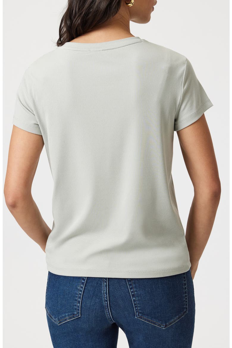 Basic Rib T-Shirt, Alternate, color, PIGEON