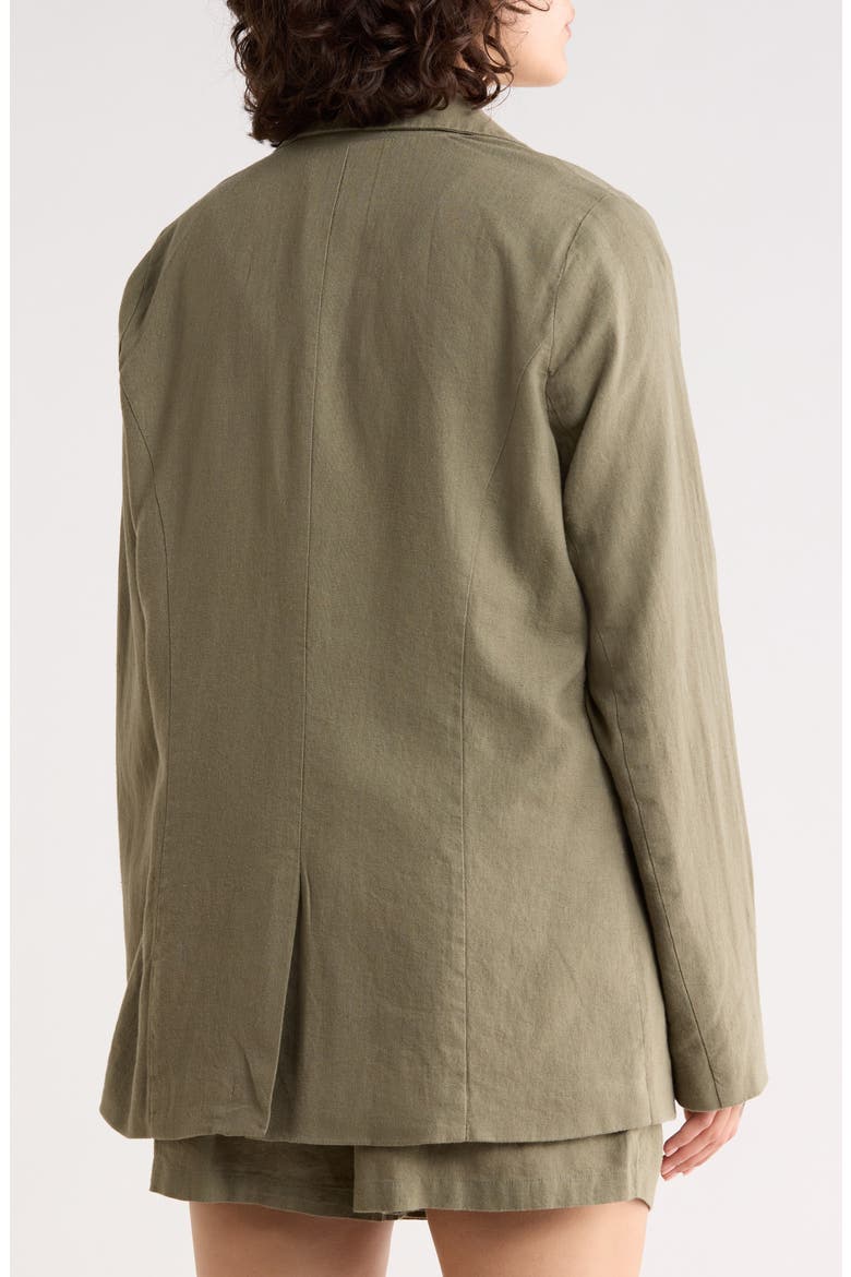 Bronson Linen Blend Blazer, Alternate, color, OLIVE