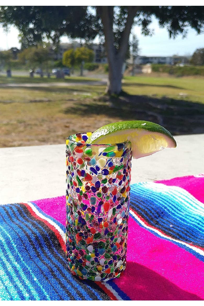 Confetti Rock Tequila Shot Glasses - Set of 6, Alternate, color, Confetti