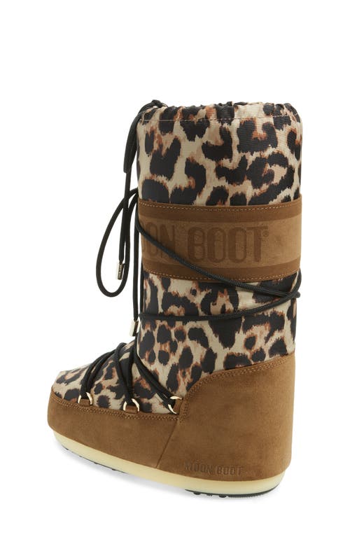 Moon Boot ® Kids' Icon Water Repellent In Brown Multi