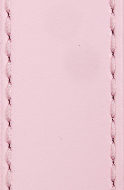 Tory Burch 1-inch Miller Reversible Leather Belt In Pink