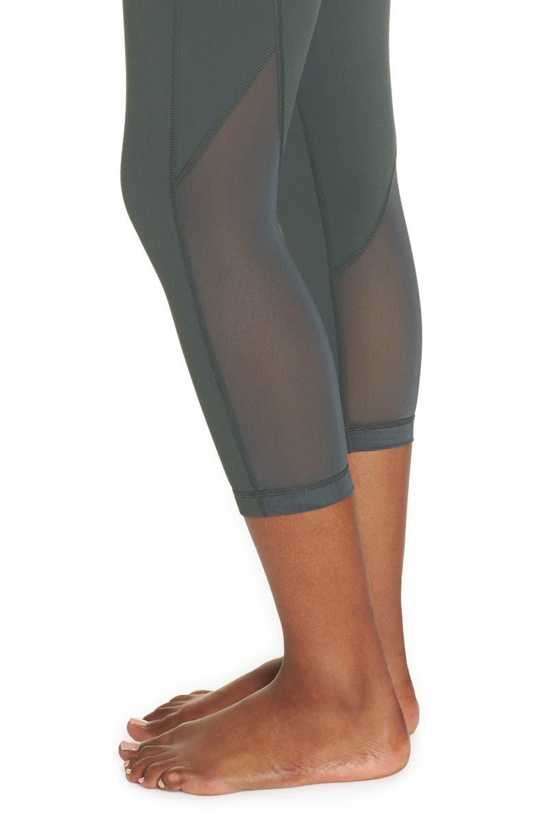 Zella Meditate High Waist Crop Leggings, Alternate, color,
