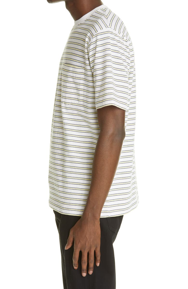 BEAMS Plus BEAMS Stripe Pocket T-Shirt, Alternate, color, 