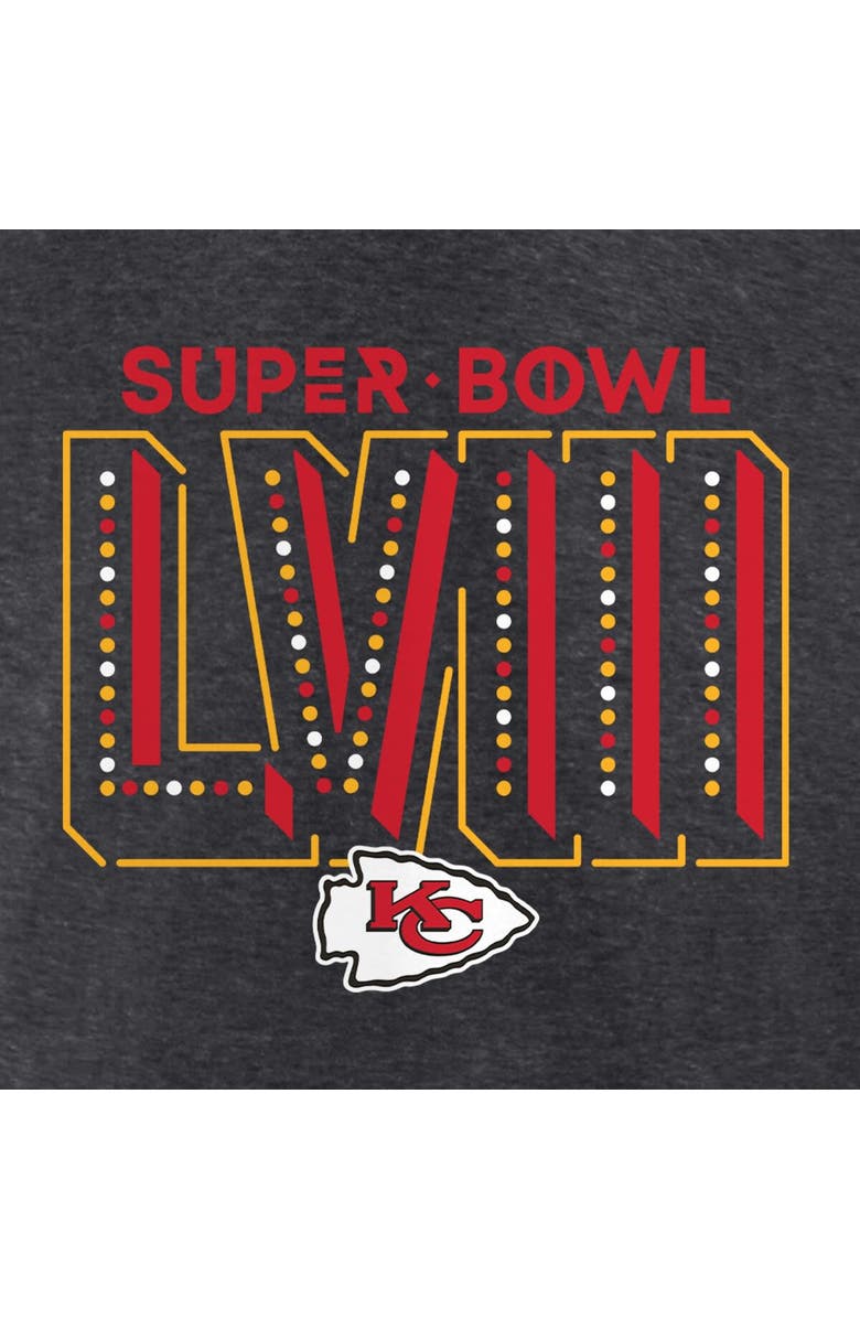 FANATICS Men's Fanatics Branded Heather Charcoal Kansas City Chiefs Super Bowl LVIII Local Team T-Shirt, Alternate, color, 