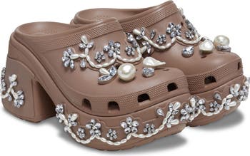 x Simone Rocha Siren Clog with Crystal & Faux Pearl Jibbitz<sup>™</sup>