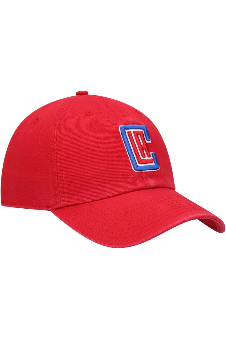 Men's '47 Red LA Clippers Team Clean Up Adjustable Hat, Alternate, color, Red