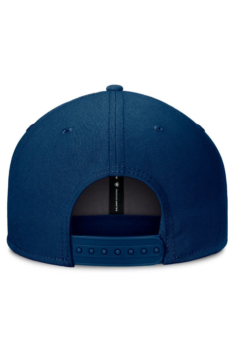 TOP OF THE WORLD Men's Top of the World Navy Syracuse Orange Fundamental Snapback Hat, Alternate, color, Navy