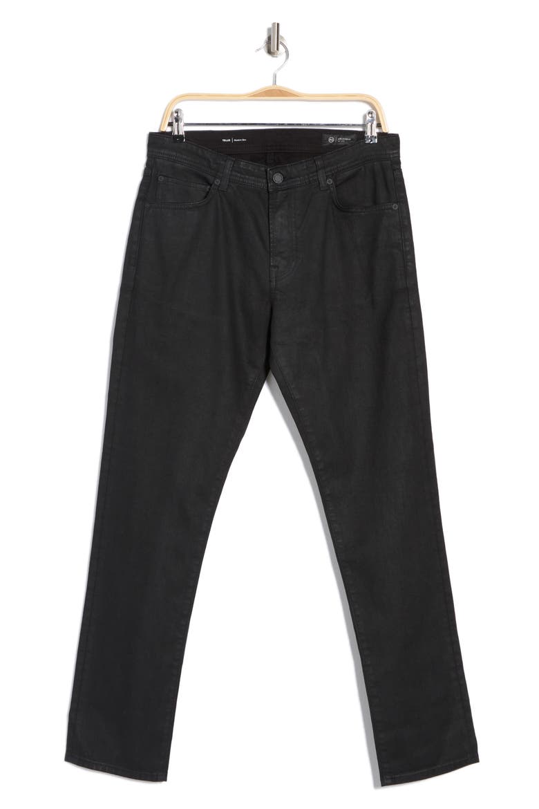 Tellis Modern Slim Twill Pants, Alternate, color, LTT CT CHARCOAL BLACK