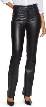 NYDJ Marilyn Faux Leather Straight Leg Pants