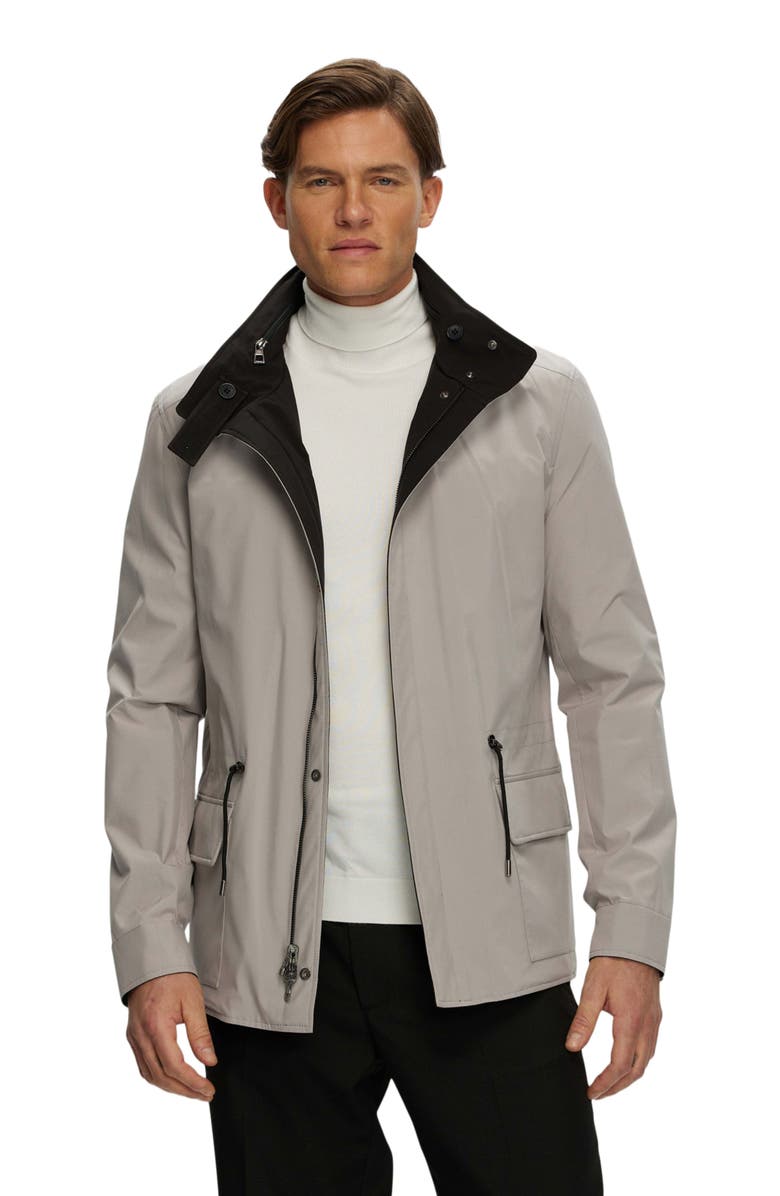 GORSKI Lightweight Reversible Jacket, Main, color, Black/Light Beige
