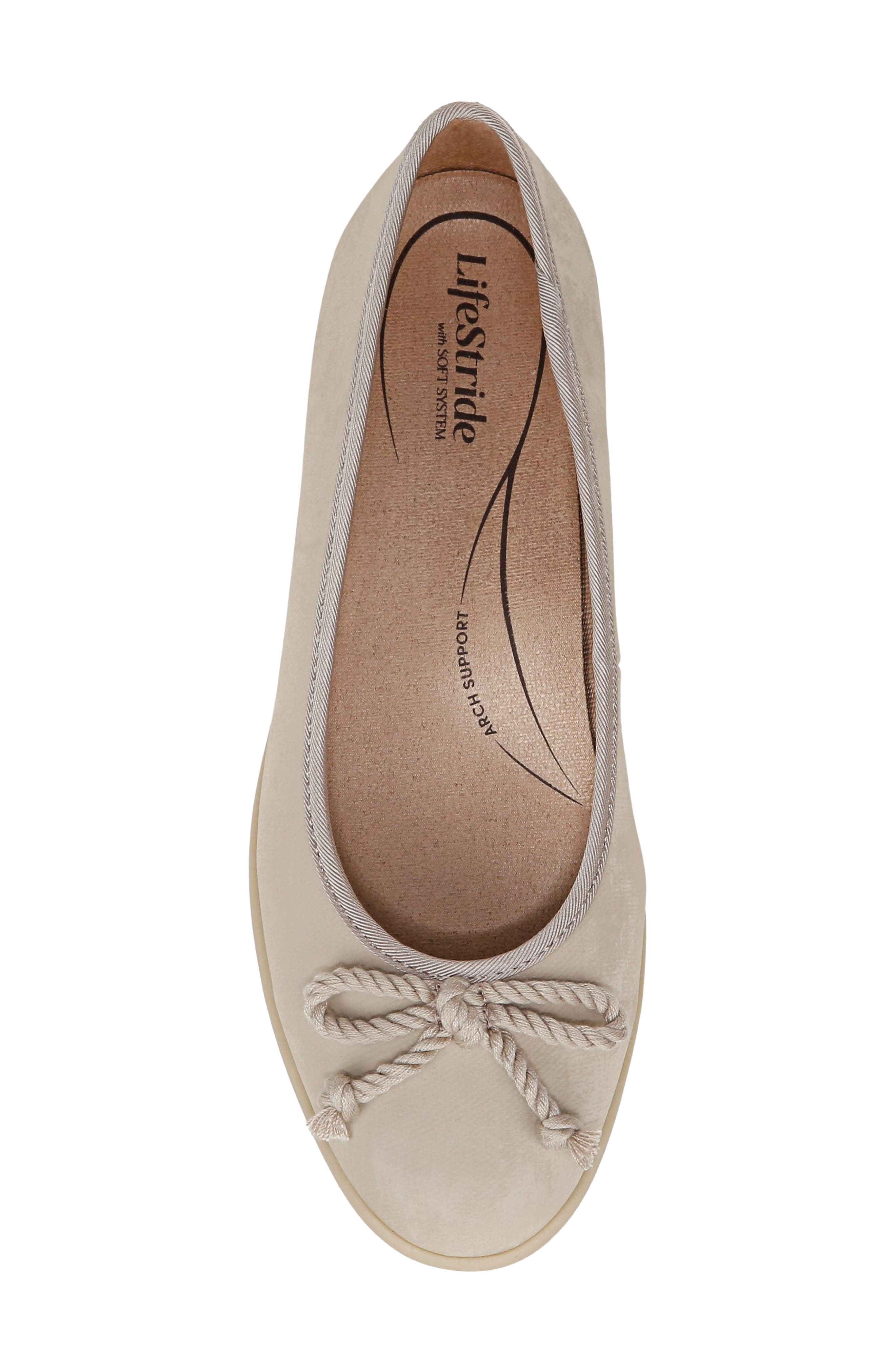 LifeStride Maura Flat, Alternate, color, Taupe