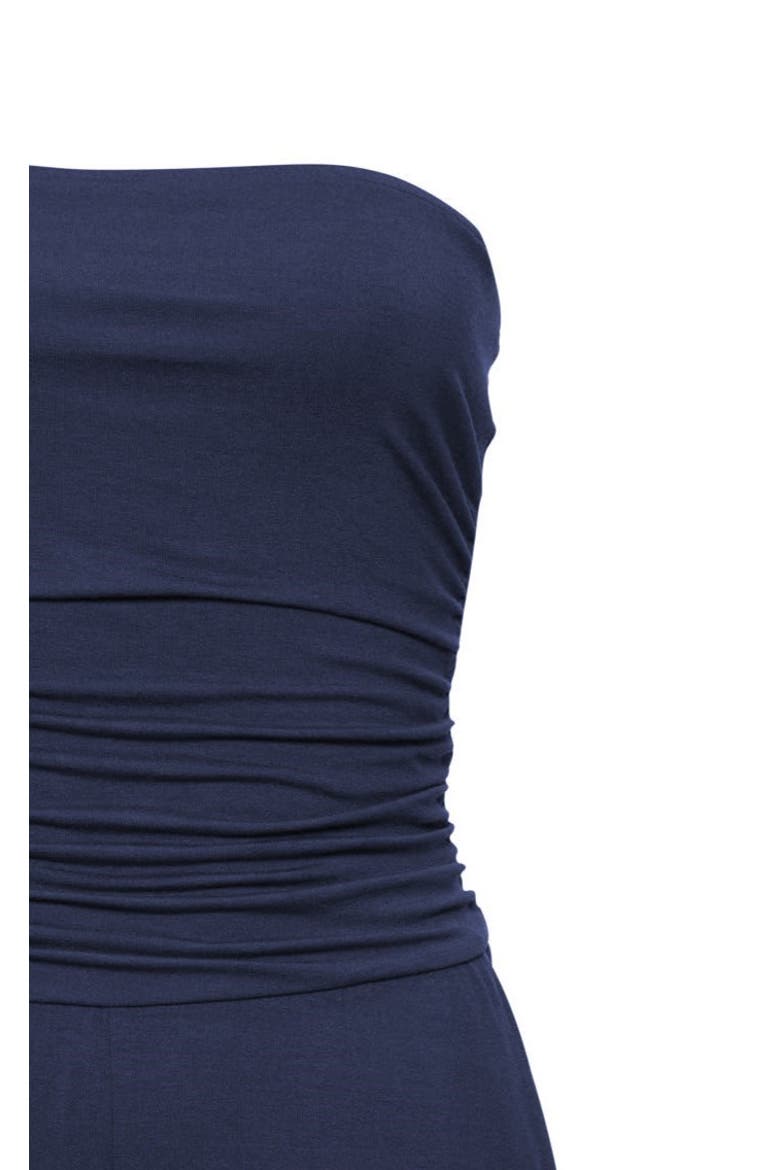 Strapless Jumpsuit, Alternate, color, Navy