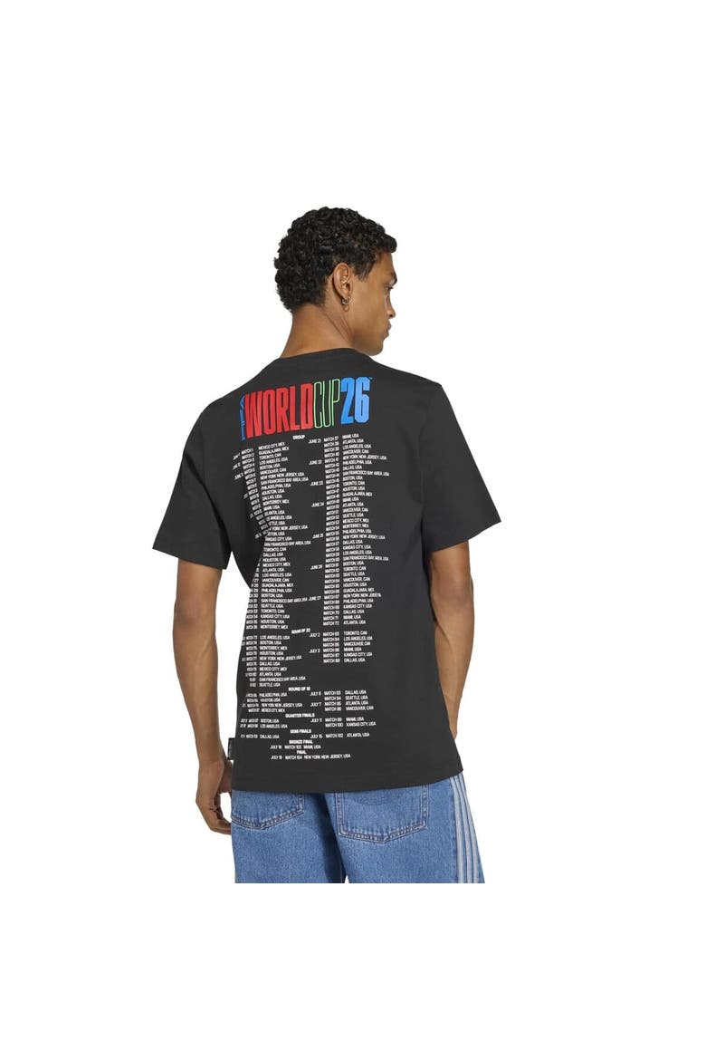 Men's adidas  Black 2026 FIFA World Cup Tour T-Shirt, Alternate, color, Black