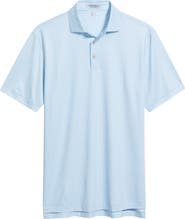 Peter Millar Gingham Check Performance Jersey Polo