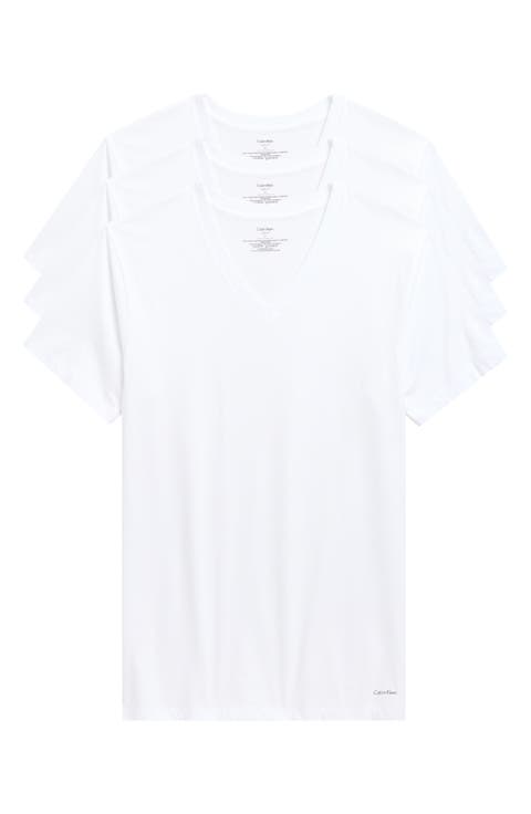3-Pack Cotton V-Neck T-Shirt