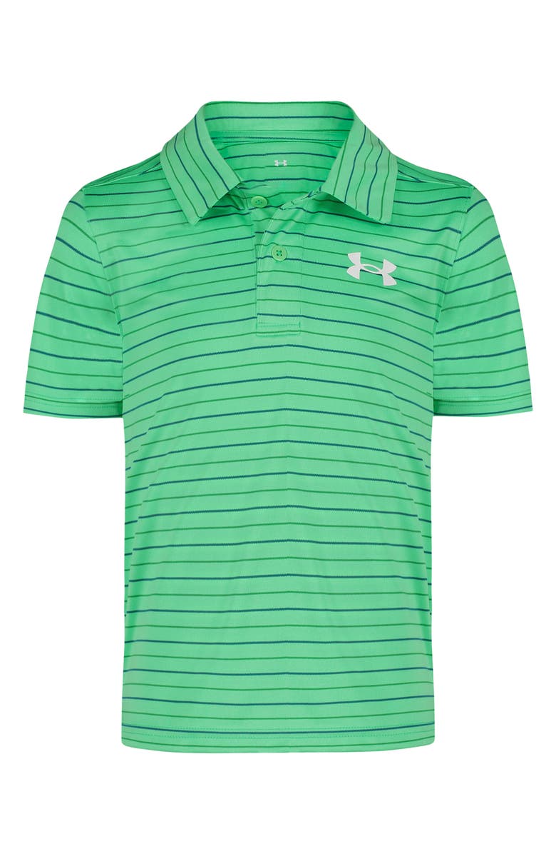 Under Armour Kids' Match Play Stripe Performance Polo, Main, color, 