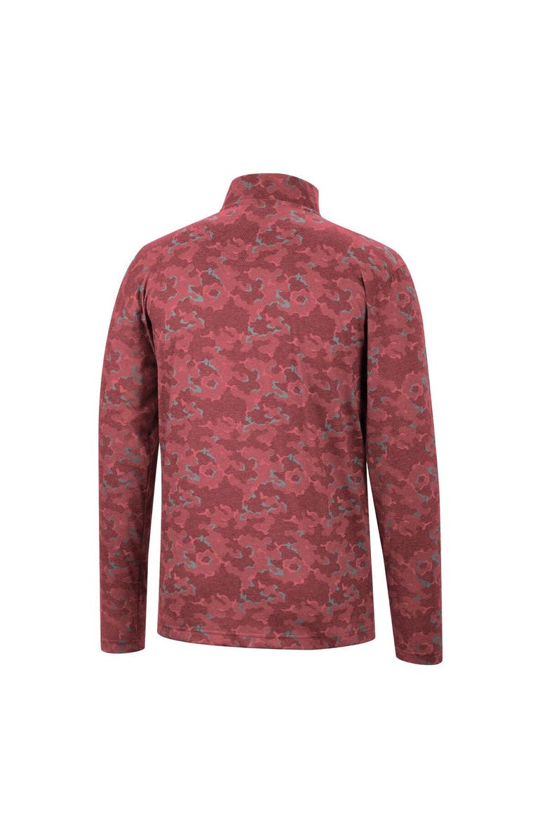 COLOSSEUM Men's Colosseum Red Maryland Terrapins Tivo Quarter-Zip Jacket, Alternate, color, 