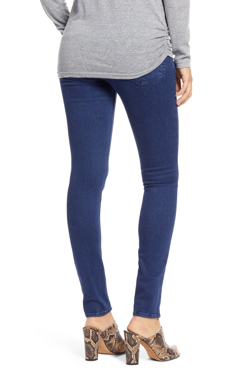 Isabella Oliver Over the Belly Maternity Skinny Jeans, Alternate, color, 