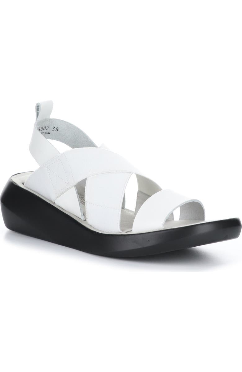 Fly London Baji Sandal, Main, color, 002 Off White Brookl