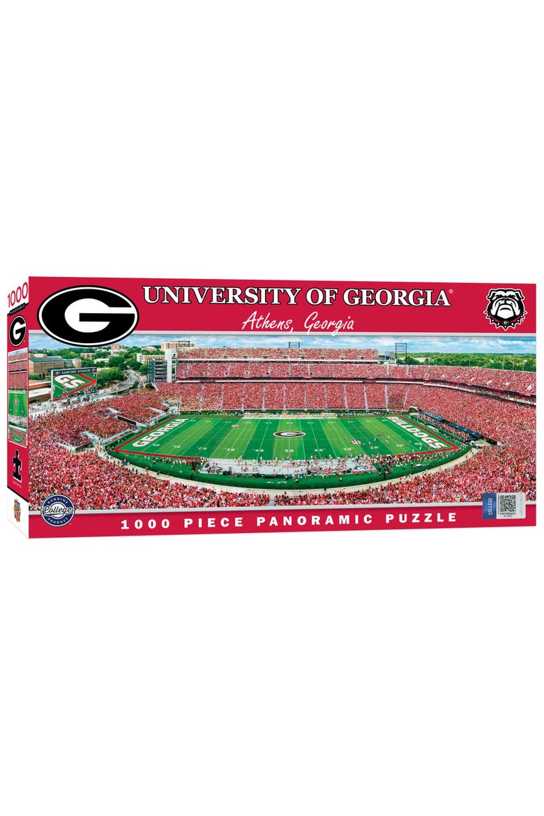 Georgia Bulldogs 1000pc Panoramic Puzzle, Main, color, Multicolor