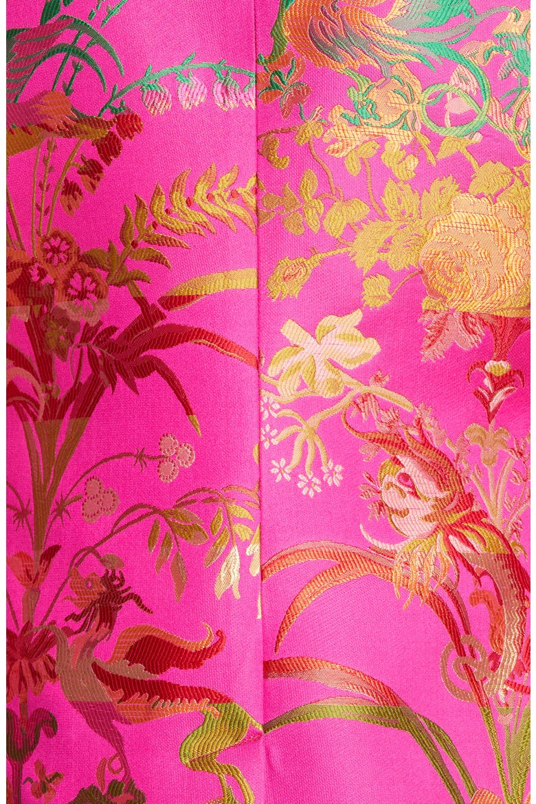 Panarea Floral Brocade Blazer, Alternate, color, ROSA