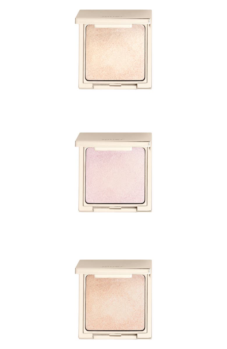 Jouer Skinny Dip, Peach & Rose Gold Powder Highlighter Trio, Main, color,