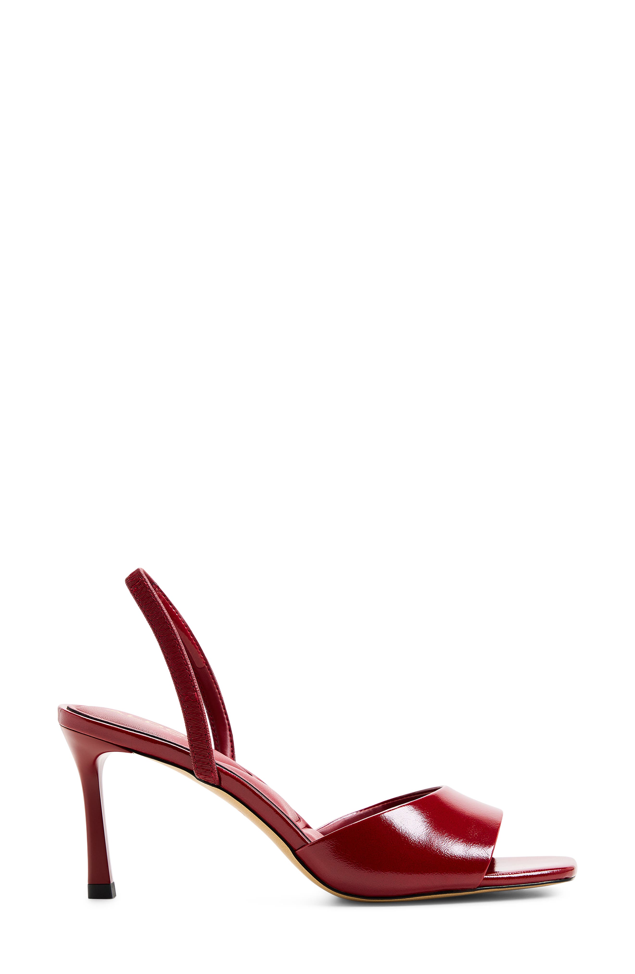 Andya Slingback Sandal, Alternate, color, DARK RED