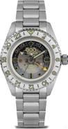OUT OF ORDER Gin Tonic Automatic GMT Bracelet Watch, 40mm