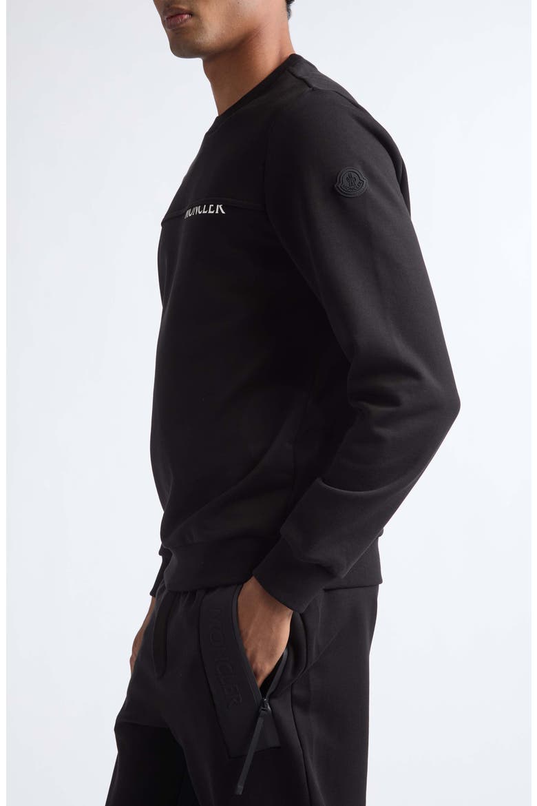 Logo Graphic Sweatshirt, Alternate, color, BLACK