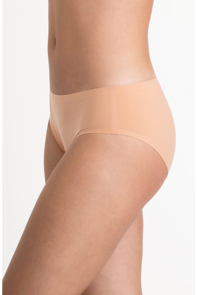 Period & Leakproof Regular Absorbency Stretch Bikini, Alternate, color, SMOOTH TERRACOTTA