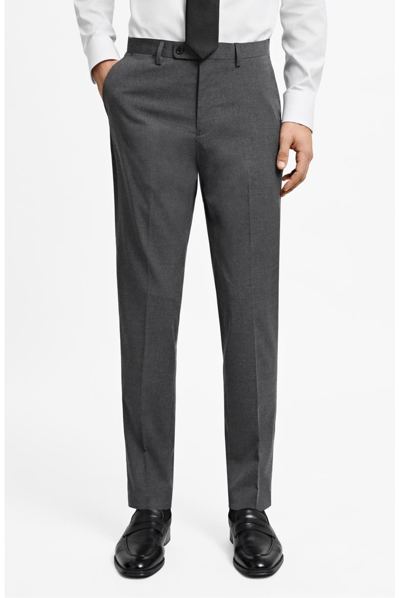 Slim Fit Dress Pants, Main, color, GREY