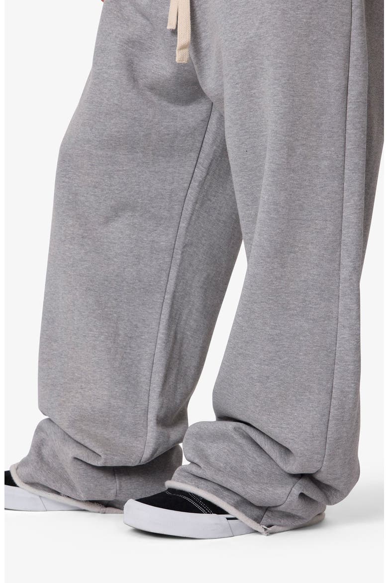 Ultra Baggy Wide Leg Sweatpants, Alternate, color, DARK HEATHER