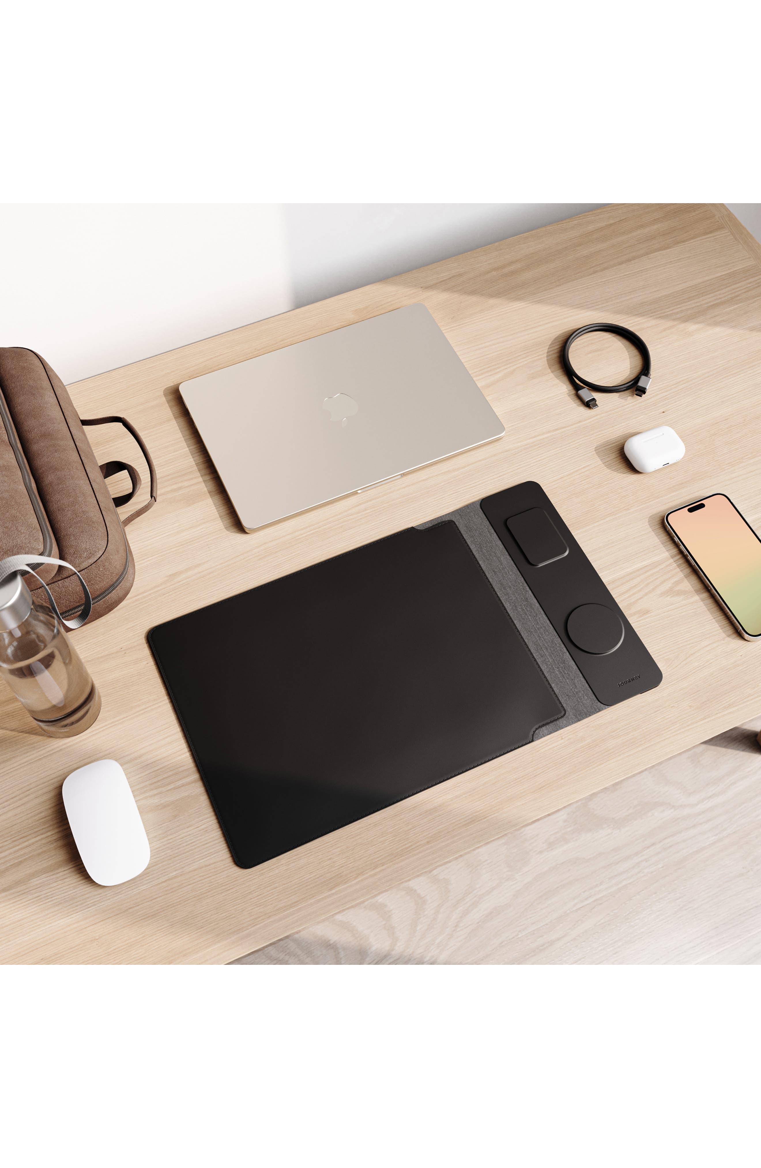 JOURNEY Nexa 15-Inch Wireless Charger Laptop Sleeve, Alternate, color, Black