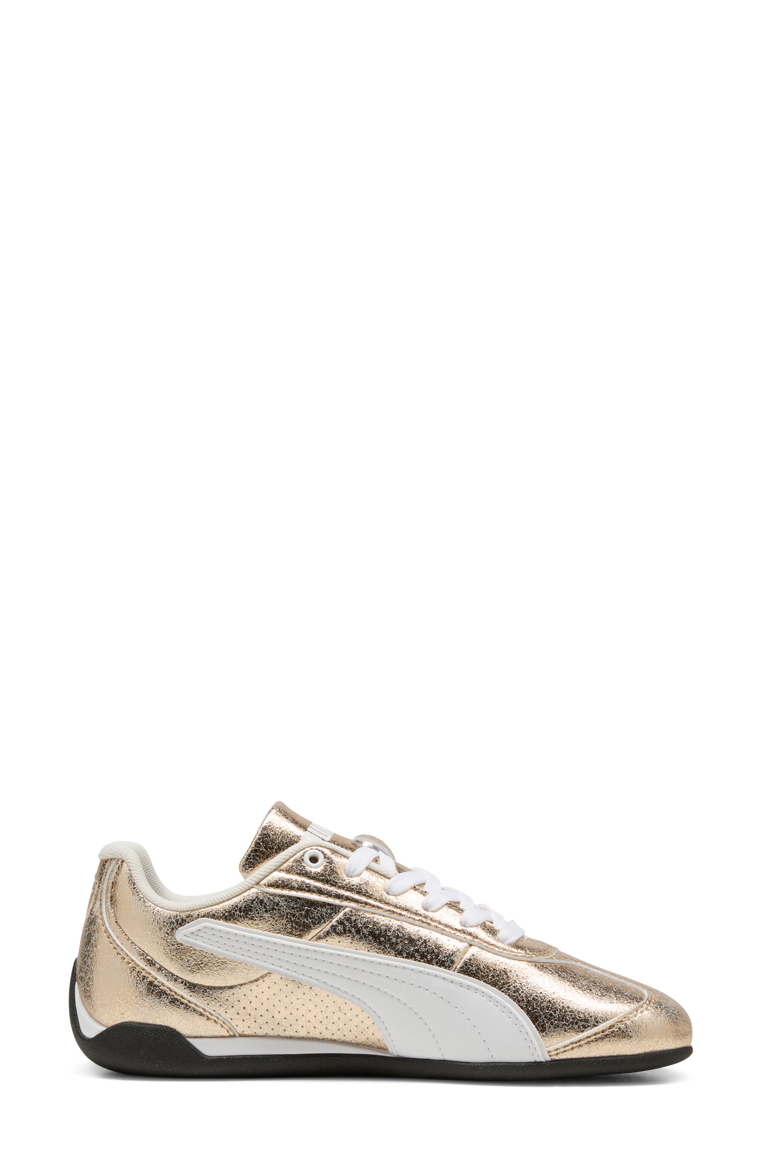Replicat-X Metallic Sneaker, Alternate, color, PUMA GOLD/ PUMA WHITE