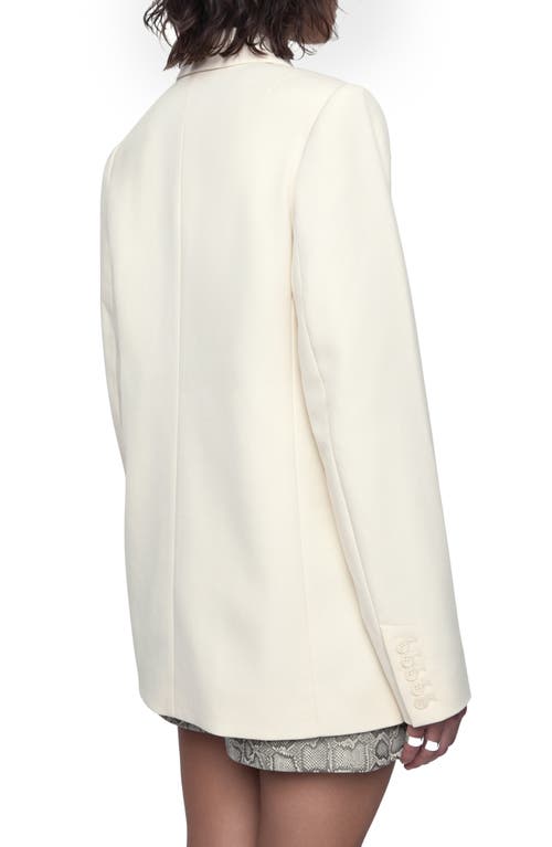 Rebecca Minkoff Nilli Oversize Blazer In Chalk