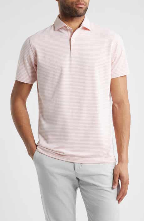 Peter Millar Crown Crafted Albatross Stripe Pima Cotton Blend Polo