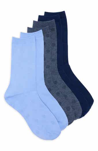 Assorted 3-Pack Dot Crew Socks