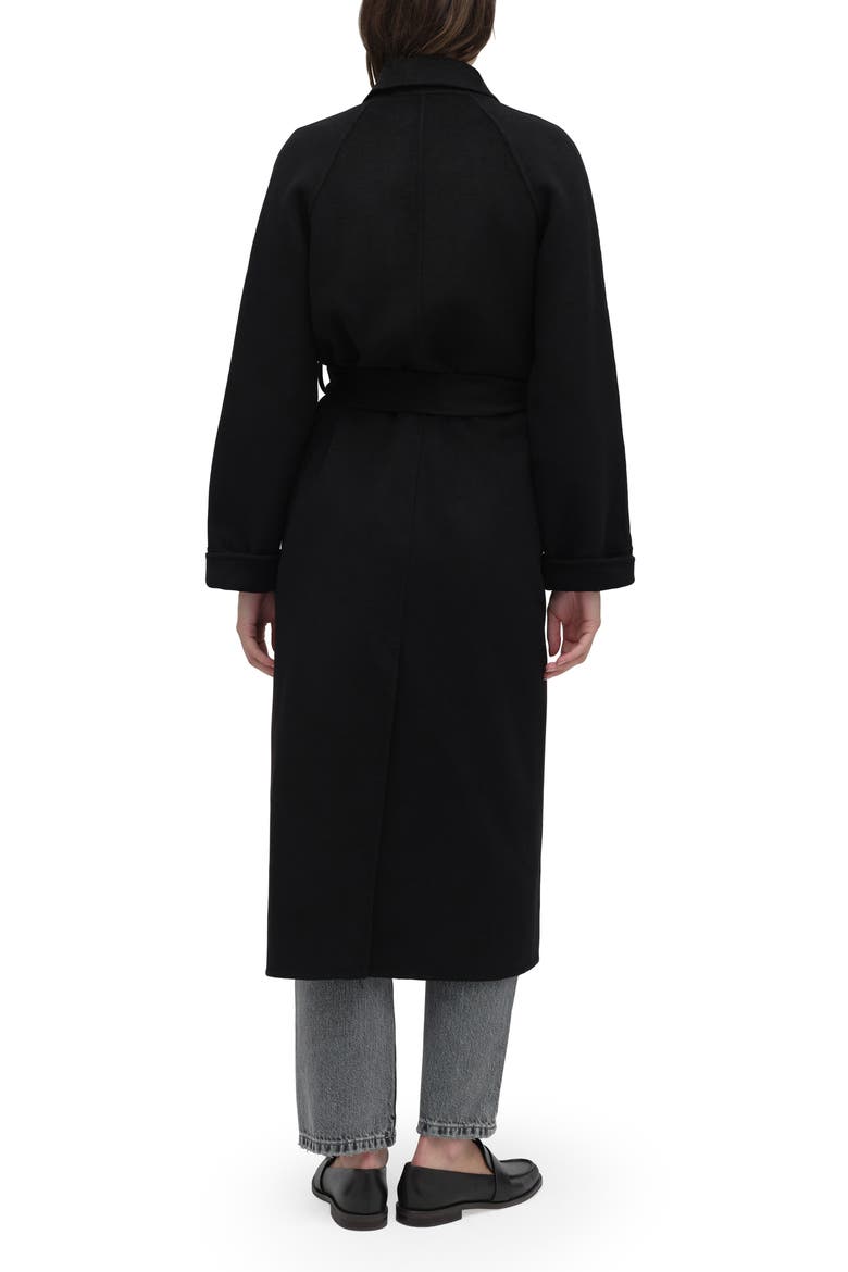 The Paola Wool Blend Coat, Alternate, color, BLACK
