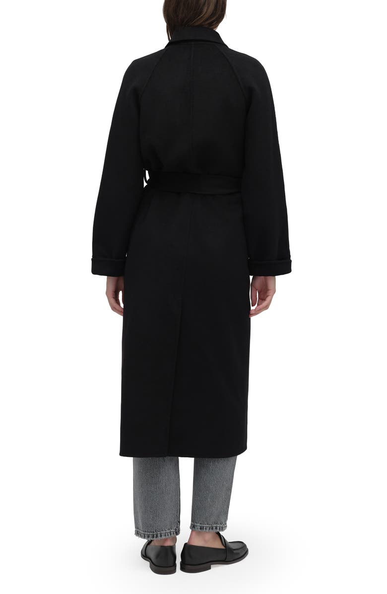 Favorite Daughter The Paola Wool Blend Coat, Alternate, color, Black