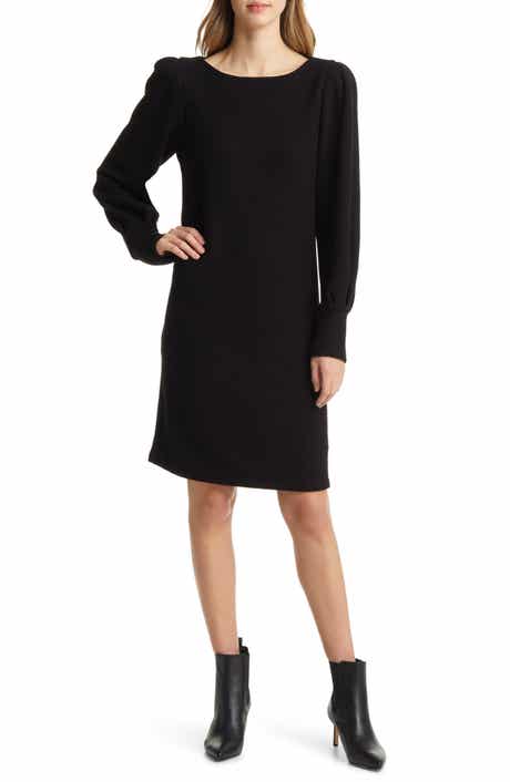 Julia Jordan PUFF SLEEVE SWEATER DRESS