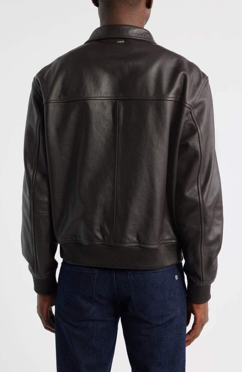 BOSS Mander Bomber Jacket, Alternate, color, Dark Brown