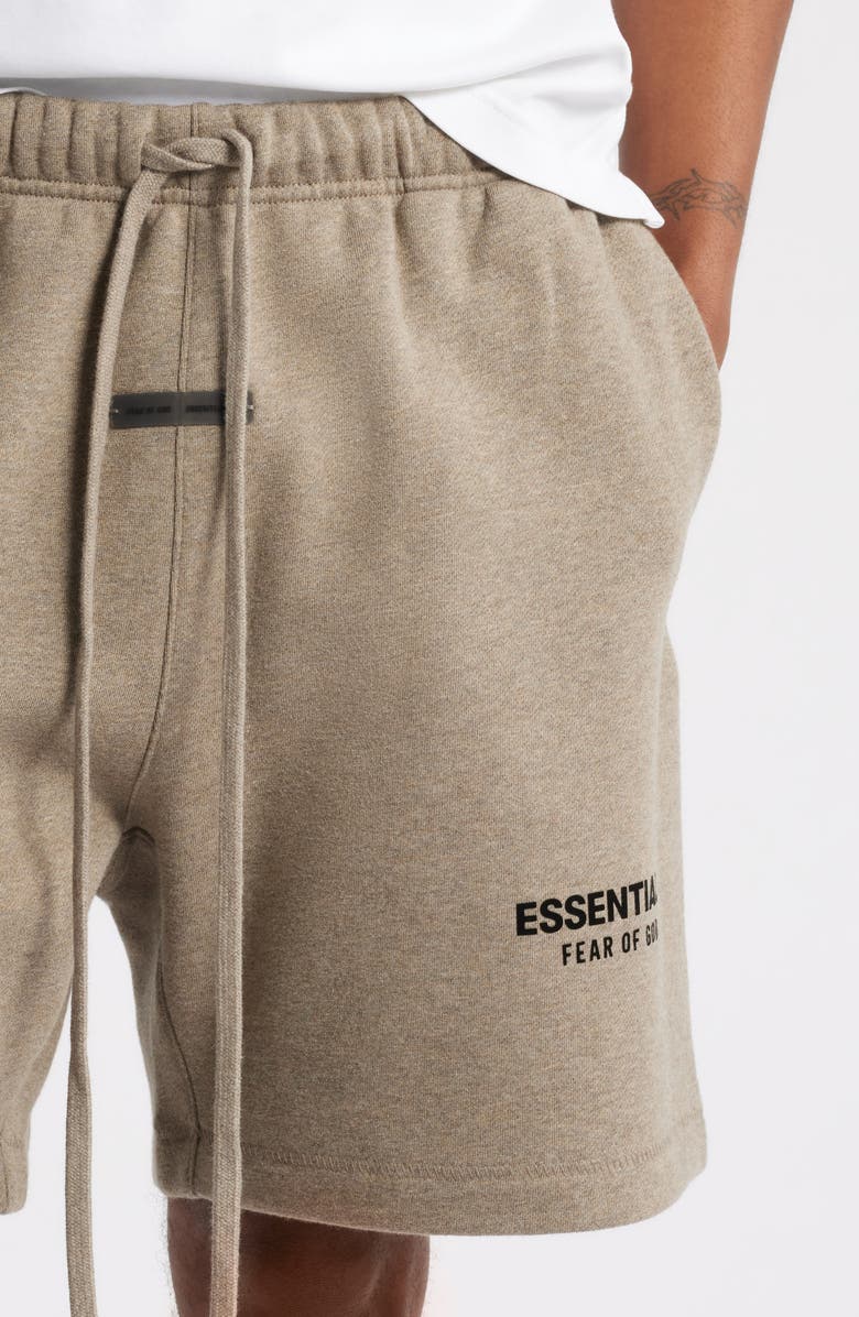 Fear of God Essentials Classic Cotton Blend Fleece Soccer Sweat Shorts, Alternate, color, 